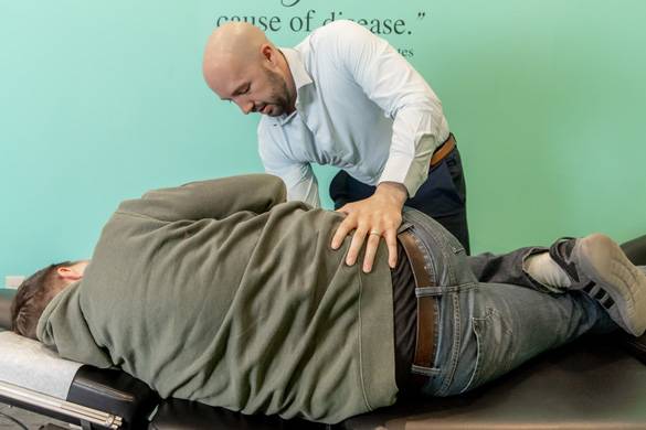 Chiropractor Belton MO Trevor Hampton Adjustment